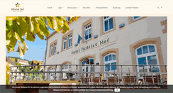 Desktop Screenshot of hotelnittelerhof.eu